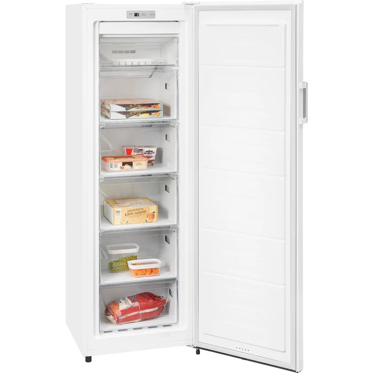 Exquisit GS 271-NF-H-010E Gefrierschrank, freistehend, weiß, NoFrost, Schnellgefrieren, Breite 56 cm, Energieklasse E – Bild 10