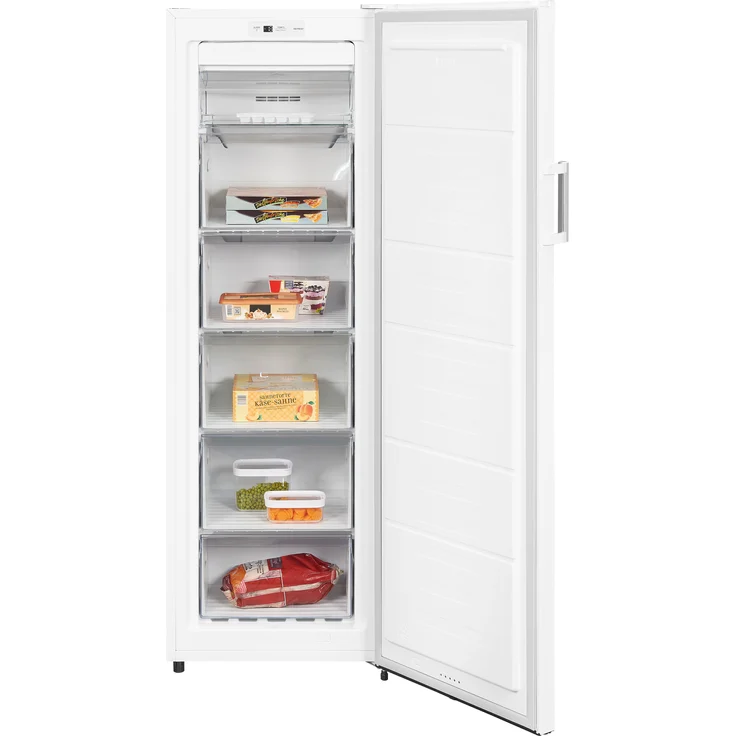 Exquisit GS 271-NF-H-010E Gefrierschrank, freistehend, weiß, NoFrost, Schnellgefrieren, Breite 56 cm, Energieklasse E – Bild 9