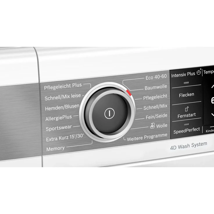Bosch WAV28G43, Frontlader-Waschmaschine, A, Fassungsvermögen 9 kg, Standgerät, Breite 59,8 cm, Antifleckensystem, Unwuchtkontrolle – Bild 2