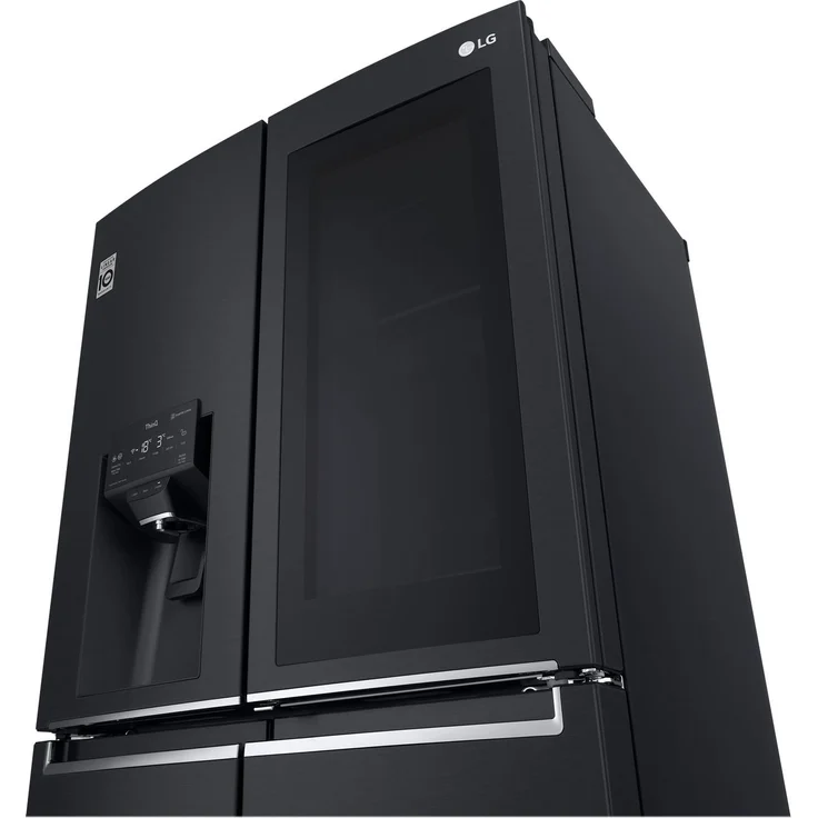 LG GMX945MC9F Side-by-Side-Kühlschrank, freistehend, schwarz, Total NoFrost, Wasser- und Eiswürfelspender, Festwasseranschluss, Door-in-Door, Schnellgefrieren, LED, Breite 91.2 cm – Bild 9