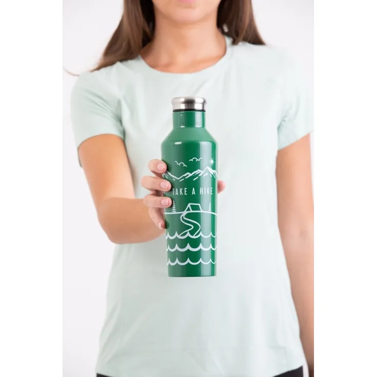 Profino Isolierflasche Stay Wild Edelstahl Doppelwandig 500Ml Bunt