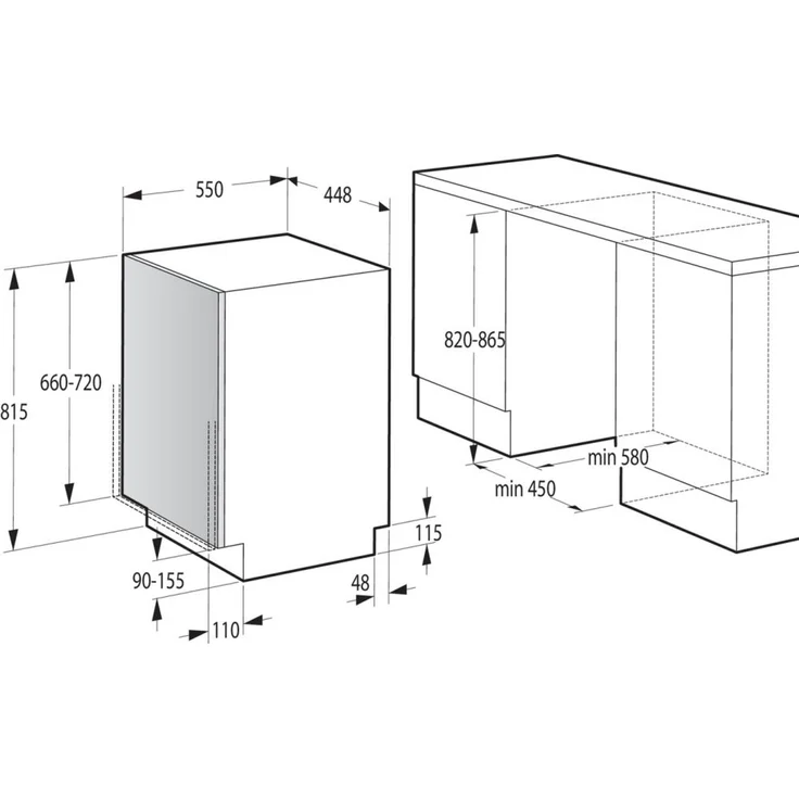 Gorenje SmartFlex GV561D10, Geschirrspüler, D, Geräuschemissionsklasse C, Geräuschemissionen 45 Dezibel – Bild 9