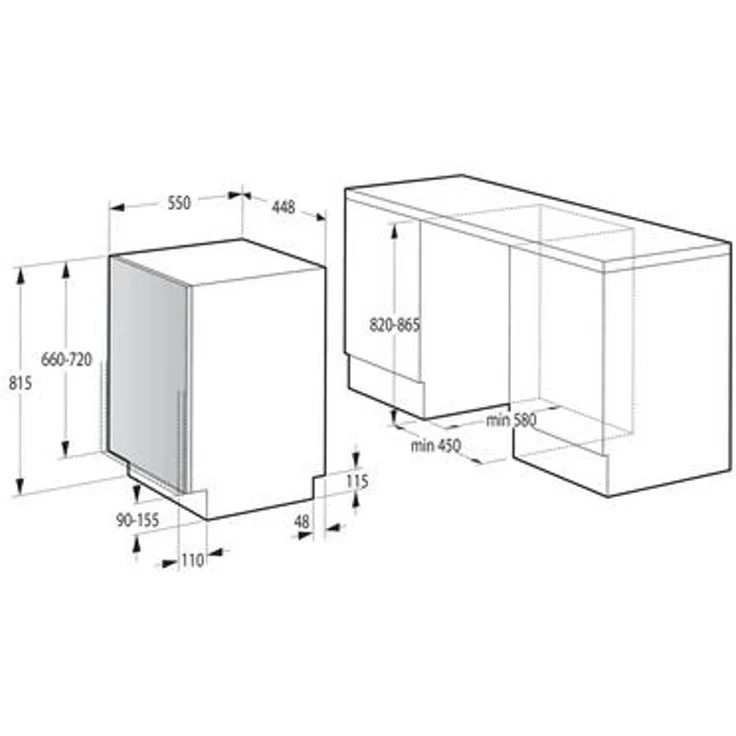 Gorenje SmartFlex GV561D10, Geschirrspüler, D, Geräuschemissionsklasse C, Geräuschemissionen 45 Dezibel – Bild 13