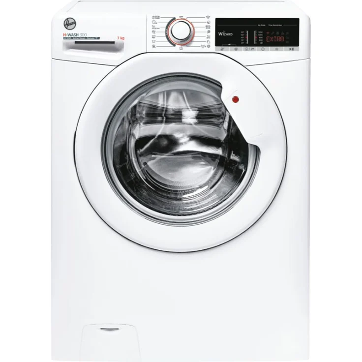 Hoover H3WS4 275TE-1-S, Frontlader-Waschmaschine, D, Fassungsvermögen 7 kg, Standgerät, Breite 60 cm, Startzeitvorwahl, Dampf-Funktion – Bild 2