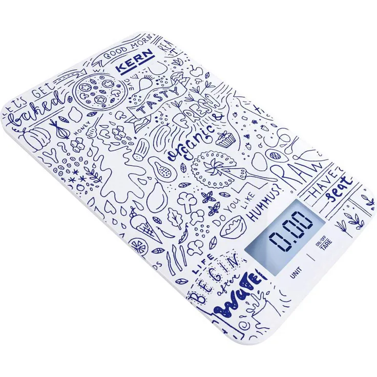 Kern FGE 5K-3 FGE 5K-3 Digitale Küchenwaage, Wägebereich 1,5kg, Ablesbarkeit 1g, batteriebetrieben 