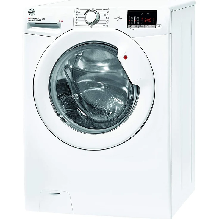 Hoover H3W4 272DE-1-S, Frontlader-Waschmaschine, D, Fassungsvermögen 7 kg, Standgerät, Breite 60 cm, Startzeitvorwahl, Mengenautomatik – Bild 4
