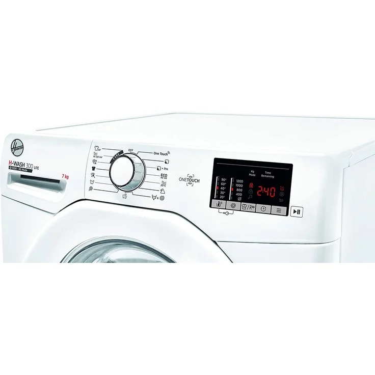 Hoover H3W4 272DE-1-S, Frontlader-Waschmaschine, D, Fassungsvermögen 7 kg, Standgerät, Breite 60 cm, Startzeitvorwahl, Mengenautomatik – Bild 6