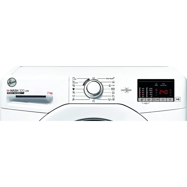 Hoover H3W4 272DE-1-S, Frontlader-Waschmaschine, D, Fassungsvermögen 7 kg, Standgerät, Breite 60 cm, Startzeitvorwahl, Mengenautomatik – Bild 5