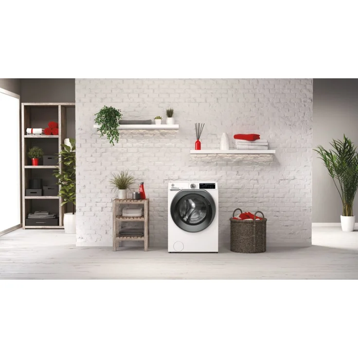 Hoover HWQ 610AMBS-1-S, Frontlader-Waschmaschine, A, Fassungsvermögen 10 kg, Standgerät, Breite 60 cm, Startzeitverzögerung, Mengenautomatik – Bild 23