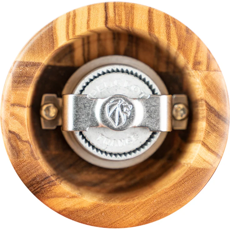 Peugeot Pfeffermühle Bistro Olivenholz, Gewürzmühle, gemasert, 10 cm, 38212 – Bild 3