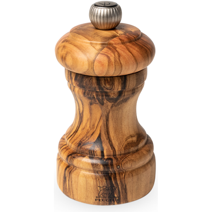 Peugeot Pfeffermühle Bistro Olivenholz, Gewürzmühle, gemasert, 10 cm, 38212 – Bild 2