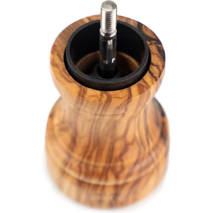 Peugeot Pfeffermühle Bistro Olivenholz, Gewürzmühle, gemasert, 10 cm, 38212 – Bild 4