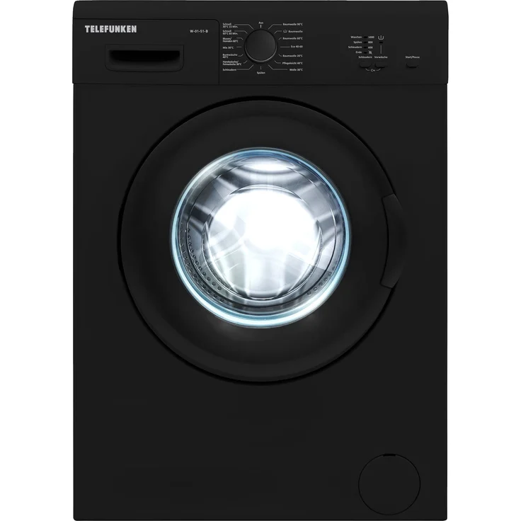 Telefunken W-01-51-B, Frontlader-Waschmaschine, D, Fassungsvermögen 5 kg, Standgerät, Mengenautomatik, Überlaufschutz – Bild 6