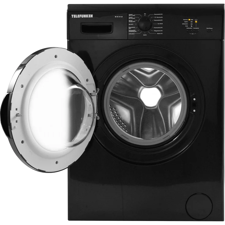 Telefunken W-01-51-B, Frontlader-Waschmaschine, D, Fassungsvermögen 5 kg, Standgerät, Mengenautomatik, Überlaufschutz – Bild 7