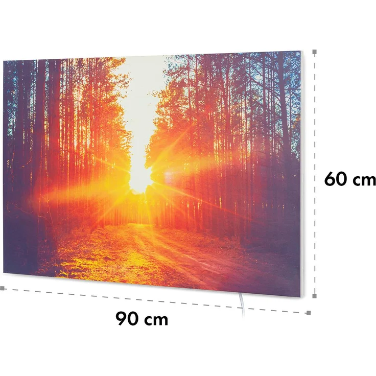 Klarstein Wonderwall Air Art Infinite 580 Infrarotheizung Bild 90x60cm 580W Wand Fernbedienung, Infrarotheizung – Bild 10