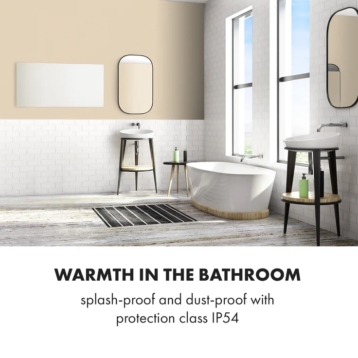 Klarstein Wonderwall Air Infinite 720 Infrarotheizung 120x60cm 720W Wand Fernbedienung, Infrarotheizung – Bild 5