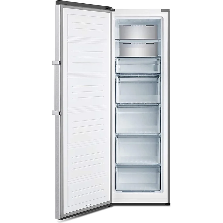 Hisense FV354N4BIE Gefrierschrank, freistehend, silber, NoFrost, LED, Breite 59.5 cm, Energieklasse E – Bild 9