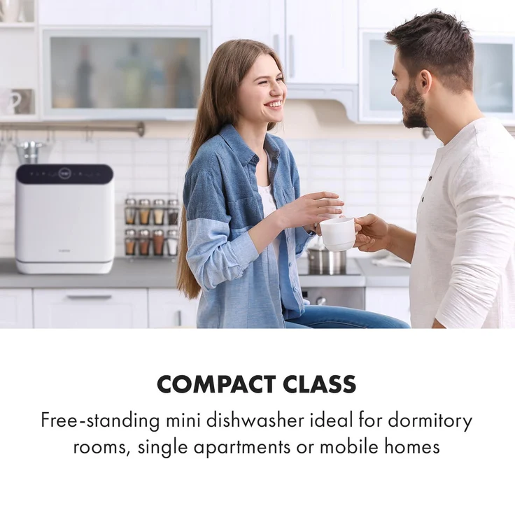 Klarstein Amazonia, Tischspülmaschine, F, Geräuschemissionsklasse D, Geräuschemissionen 58 Dezibel – Bild 3