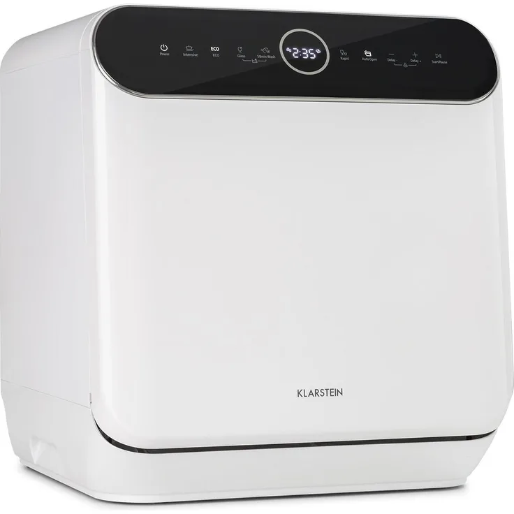 Klarstein Amazonia, Tischspülmaschine, F, Geräuschemissionsklasse D, Geräuschemissionen 58 Dezibel