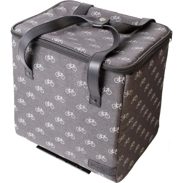 AtranVelo Kühltasche Cool AVS, 21L, grau mit reflektierendem Aufdruck
