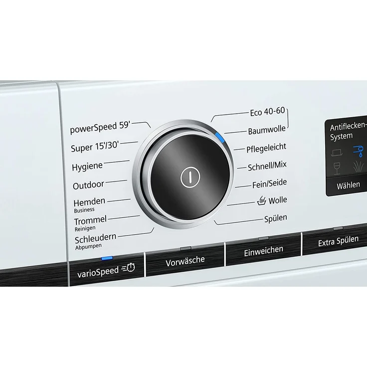 Siemens WM14VMA3, Frontlader-Waschmaschine, A, Fassungsvermögen 9 kg, Standgerät, Breite 59,8 cm, Nachlegefunktion, iQdrive – Bild 7