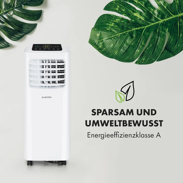 Klarstein 10035805 Pure Blizzard Smart 7k mobile Klimaanlage 7000 BTU-2,1 kW EEC A Fernbedienung Weiß – Bild 9