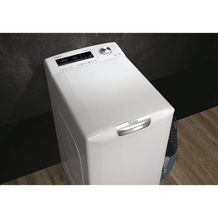 Haier RTXSGQ 48 TMSCRE 84, Toplader-Waschmaschine, B, Fassungsvermögen 8 kg, Standgerät, Dampf-Funktion, Inverter-Motor – Bild 5