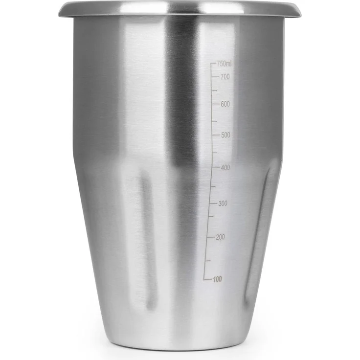 Klarstein Kraftprotz Edelstahlbecher Zubehör 1L,Edelstahl, spülmaschinengeeignet, silber – Bild 4