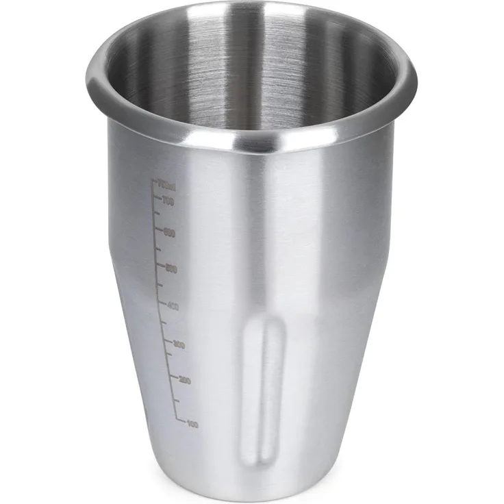 Klarstein Kraftprotz Edelstahlbecher Zubehör 1L,Edelstahl, spülmaschinengeeignet, silber