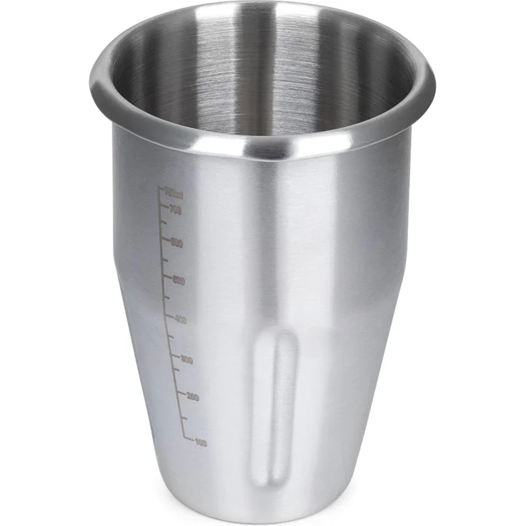 Klarstein Kraftprotz Edelstahlbecher Zubehör 1L,Edelstahl, spülmaschinengeeignet, silber – Bild 1