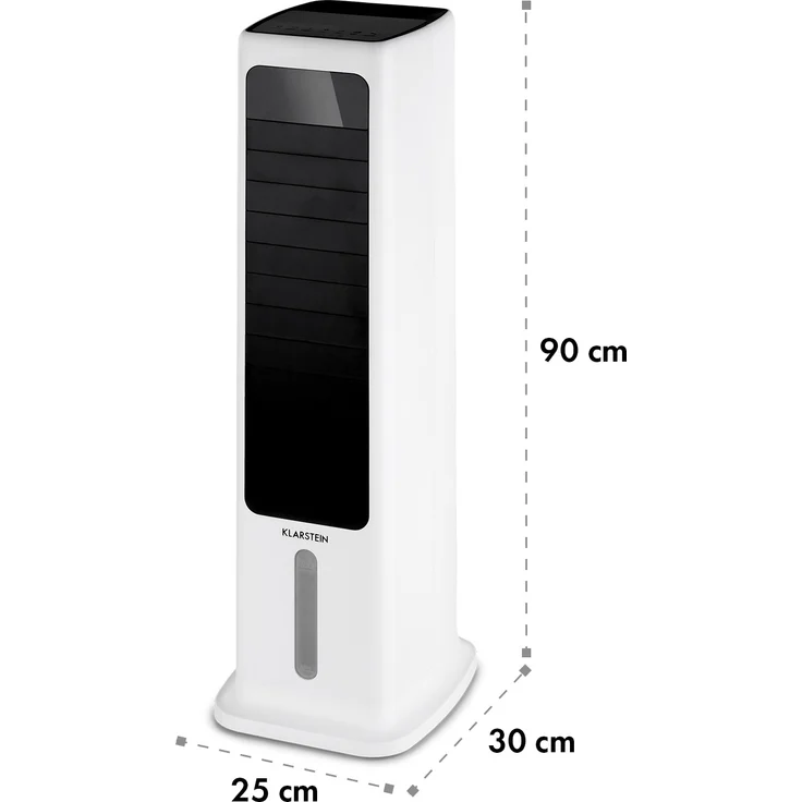 Klarstein 10035818 Skytower 360° Smart Luftkühler 60W 450 m³-h 6 Liter mobil, weiß – Bild 10