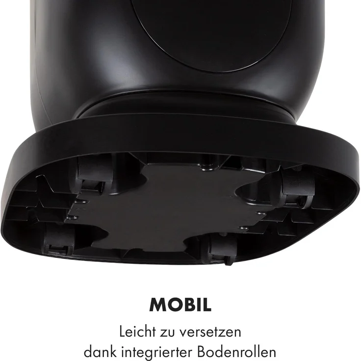 Klarstein 10035831 Polar Tower Smart mobiler Luftkühler 7L 85W Fernbedienung 5x Eispack schwarz – Bild 11
