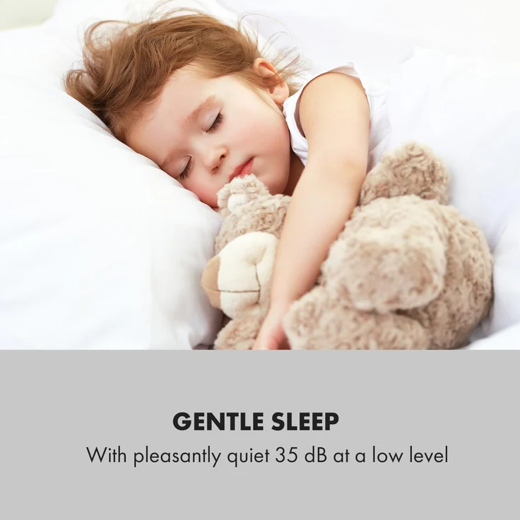 Klarstein 10035785 IceWind Plus mobiler Luftkühler Ventilator Luftbefeuchter Luftreiniger 330 m³-h, 49 Watt , 7 Liter, 4 Geschwindigkeiten, 3 Modi, Oszillation – Bild 8