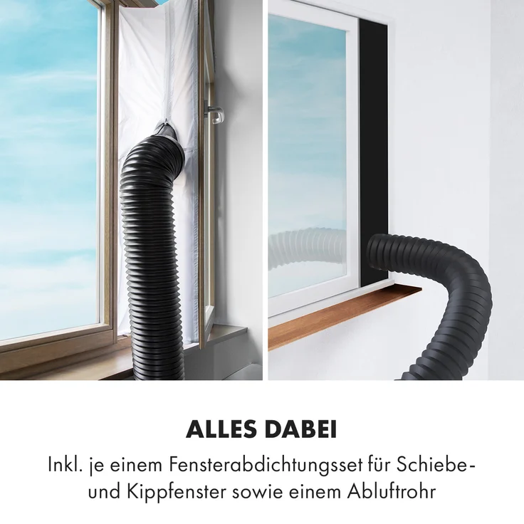 Klarstein 10035799 Metrobreeze New York Smart 7k mobile Klimaanlage 7000 BTU-2,1 kW EEC A Fernbedienung – Bild 9