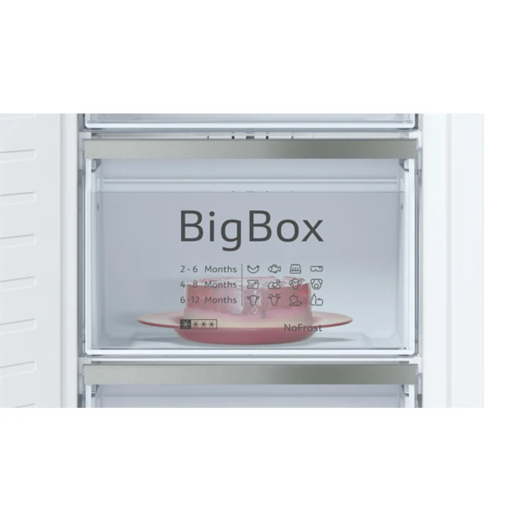 Neff GI7813CF0 Gefrierschrank, Einbau, weiß, NoFrost, Breite 55.8 cm, Energieklasse F – Bild 4