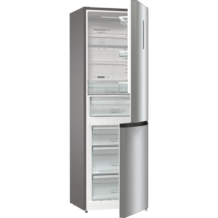 Gorenje NRK6192AXL4 Kühl-Gefrierkombination, freistehend, silber, NoFrost, LED, Energieklasse E – Bild 9