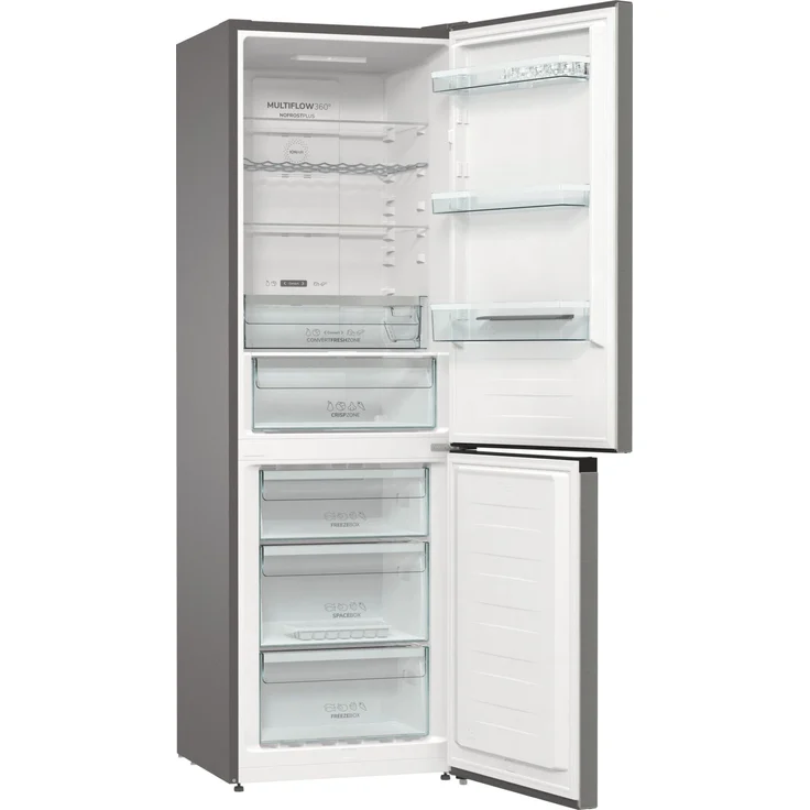 Gorenje NRK6192AXL4 Kühl-Gefrierkombination, freistehend, silber, NoFrost, LED, Energieklasse E – Bild 10