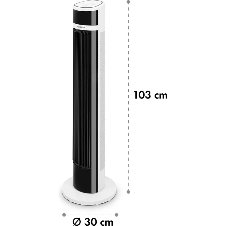 Icetower Smart Standventilator 45 Watt App-Steuerung Schwarz / weiß – Bild 8