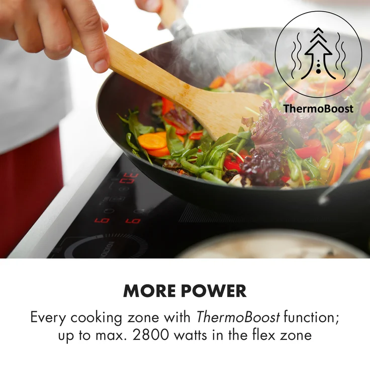 Klarstein Delicatessa 60 Prime Induktionskochfeld 4 Zonen 7000W Timer – Bild 7