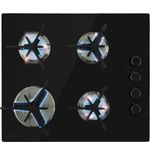 Klarstein Trifecta 4 Gaskochfeld 4-flammig Triangle-Brenner Glaskeramik