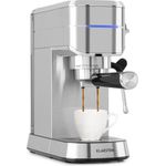 Klarstein Futura Espressomaschine Siebträgermaschine 20 bar 1450W 20 bar 1,25l rostfreier Edelstahl Silber - Preisvergleich