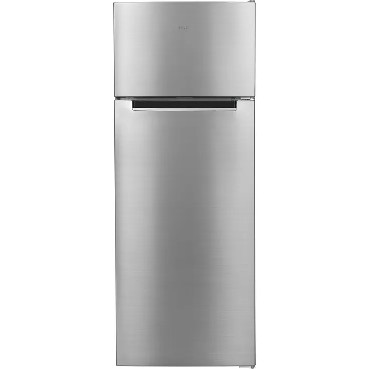 Exquisit KGC270-45-040E Kühl-Gefrierkombination, freistehend, edelstahl, LED, Breite 54.5 cm