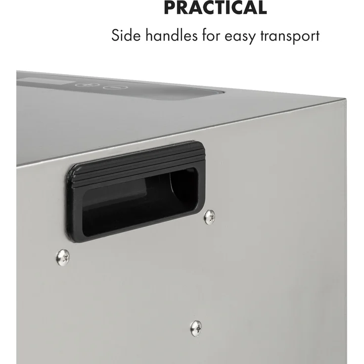 Klarstein Captain Jerky 110 Dörrautomat, 10 Einschübe, 1000 Watt, 30-90 °C, 24h-Timer, Edelstahl, silber, spülmaschinengeeignet – Bild 7