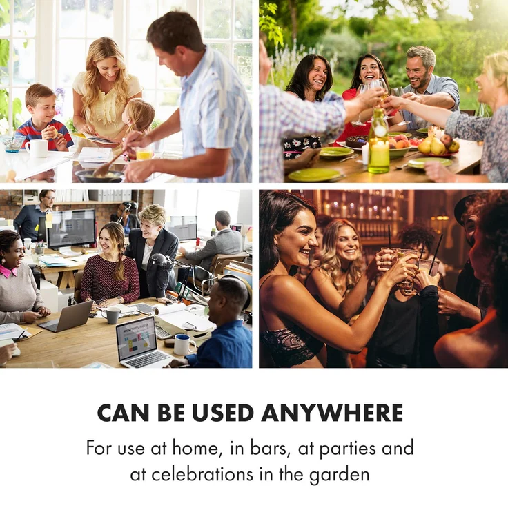 Klarstein Arctic Porter Eiswürfelmaschine Bullet-Eis 12kg-24h Edelstahl, schwarz – Bild 5