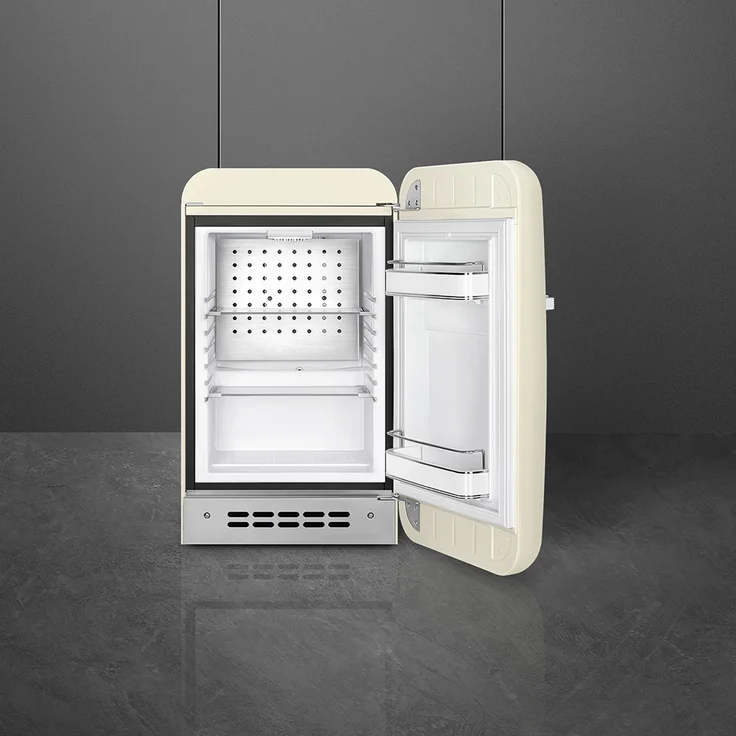 Smeg FAB5RCR5 Kühlschrank, freistehend, cremefarben, Breite 40.4 cm, Energieklasse D – Bild 2