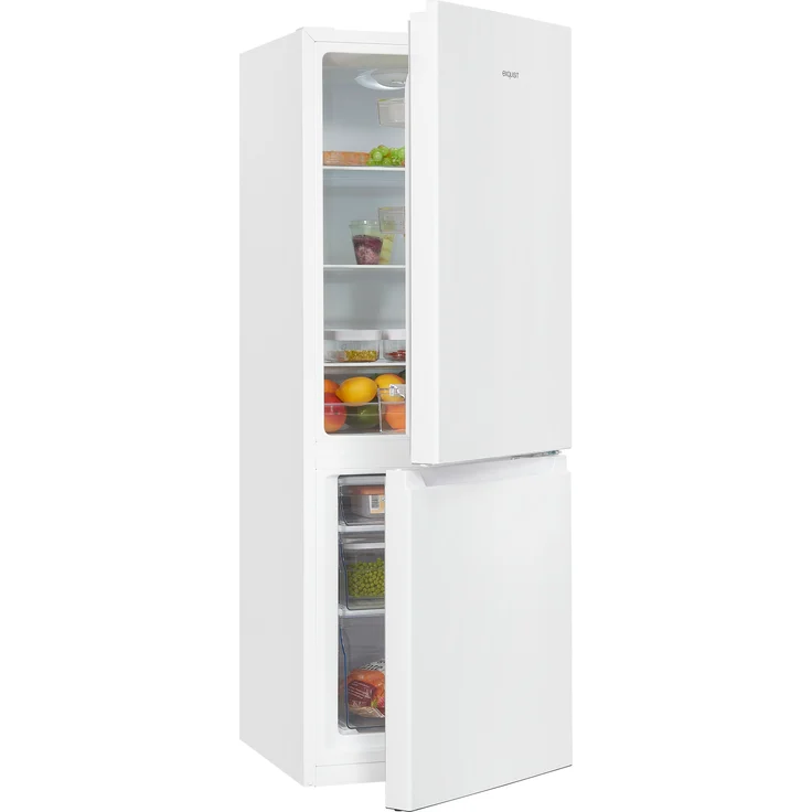 Exquisit KGC231-60-010E Kühl-Gefrierkombination, freistehend, weiß, LED, Breite 49 cm – Bild 7