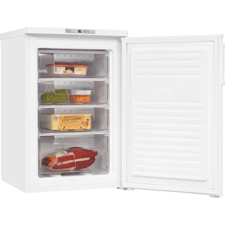 Exquisit GS80-HE-040E Gefrierschrank, freistehend, weiß, Schnellgefrieren, Breite 55 cm, Energieklasse E – Bild 10