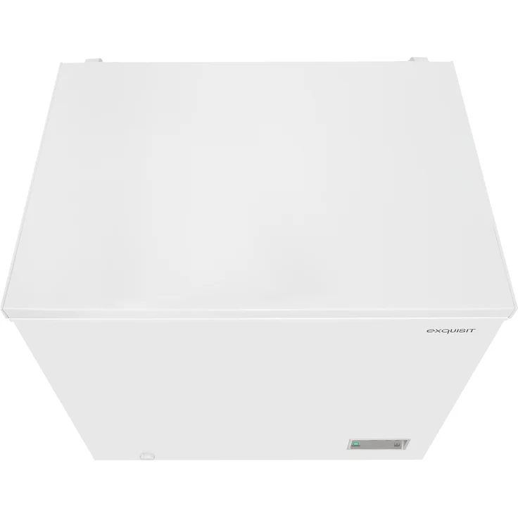 Exquisit GT150-E-040E Gefriertruhe, freistehend, weiß, Schnellgefrieren, Breite 70.5 cm, Energieklasse E – Bild 5