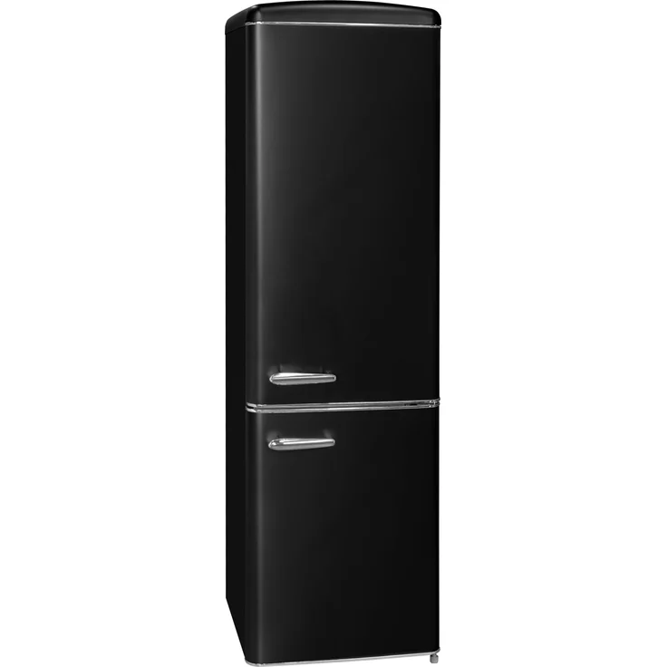 Exquisit RKGC250-70-H-160E Kühl-Gefrierkombination, freistehend, mattschwarz, LED, Breite 54.5 cm, Energieklasse E – Bild 6