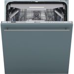 Bauknecht BCIO 3T133 PFE, Geschirrspüler, D, Geräuschemissionsklasse B, Geräuschemissionen 43 Dezibel